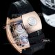 swiss Replica Franck Muller Curvex CX Skeleton rose gold Black Leather Strap Watch (9)_th.jpg